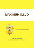 Maximum Illud (Seri Dokumen Gerejawi no. 108)