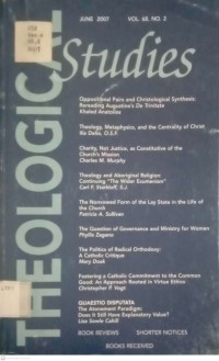 Image of Theological Studies (Vol.68 No.2 June 2007)