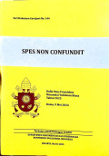 Spes Non Confundit (Seri Dokumen Gerejawi No. 144)