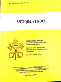 Antiqua Et Nova (Seri Dokumen Gerejawi No. 146)