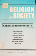 Religion And Society (Volume 51, No 1,2,3,4 2006)