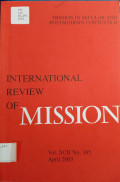 International review of mission (Volume 88 No.348, 349, 350 ,351 1999)