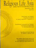 Social Grace, Our Collective Response to Social Sin : Religious Life Asia (Journal of Institute for Concecrated Life in Asia Vol XXVI, No.1 .2024 )