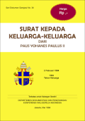 Surat Kepada Keluarga- keluarga dari Paus Yohanes Paulus II (Seri Dokumen Gerejawi no 34)